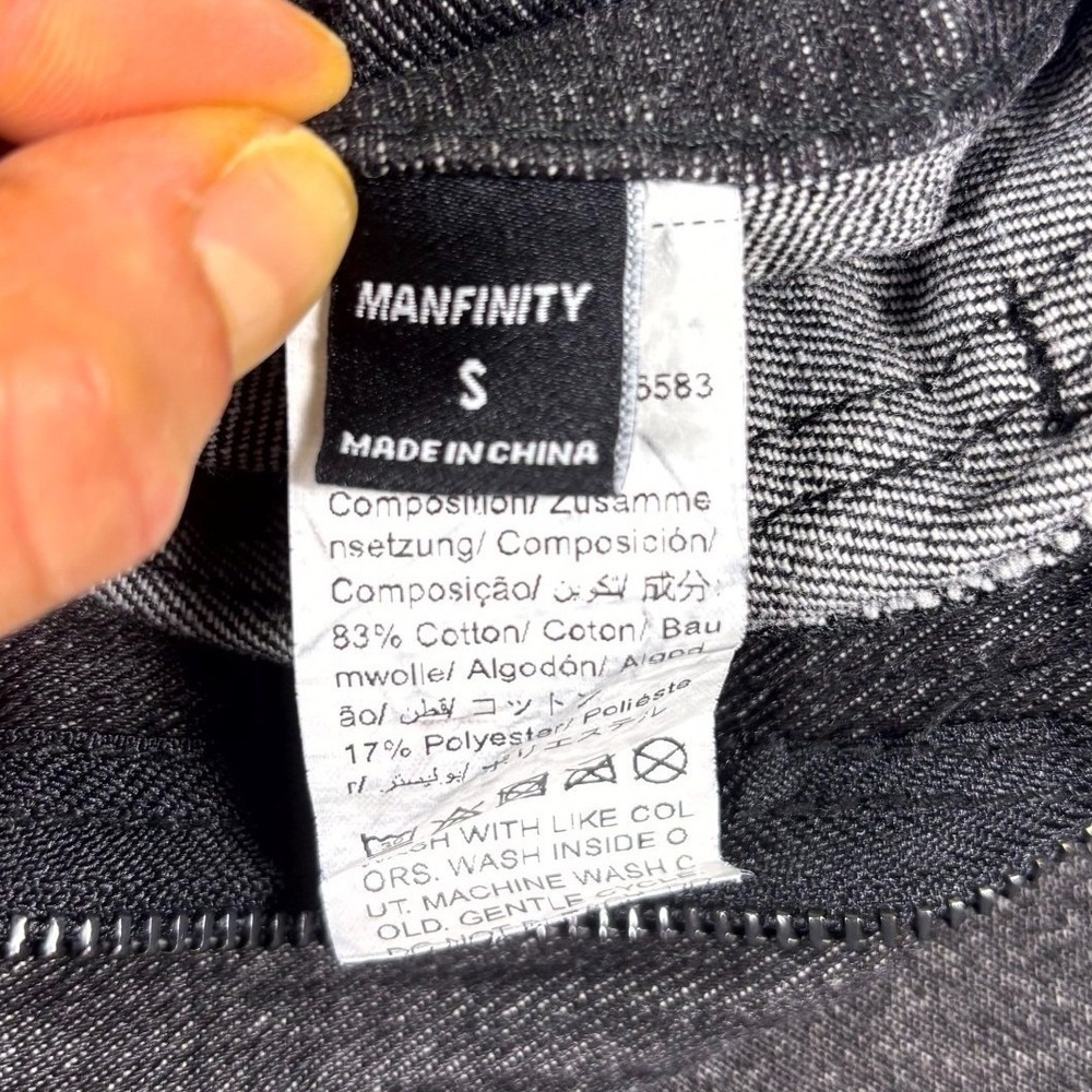 Flame Graphic Jeans Mens Small Black Straight Leg Streetwear Skate Y2K Festival - Picture 8 of 11